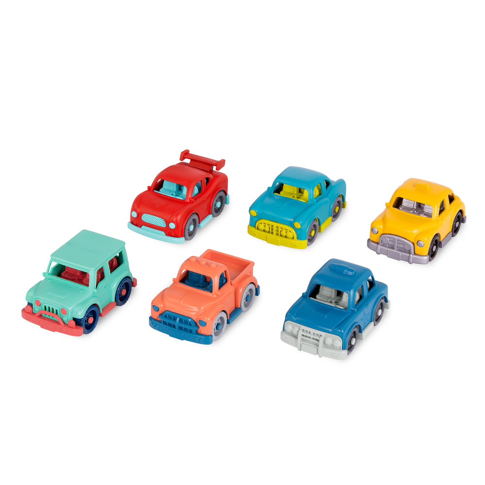Sada se 6 malými auty Wonder Wheels – 6 Mini Riders