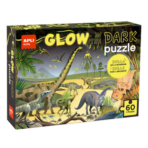 Im Dunkeln leuchtendes Puzzle – Dinosaurier 4+ - Tublu.de