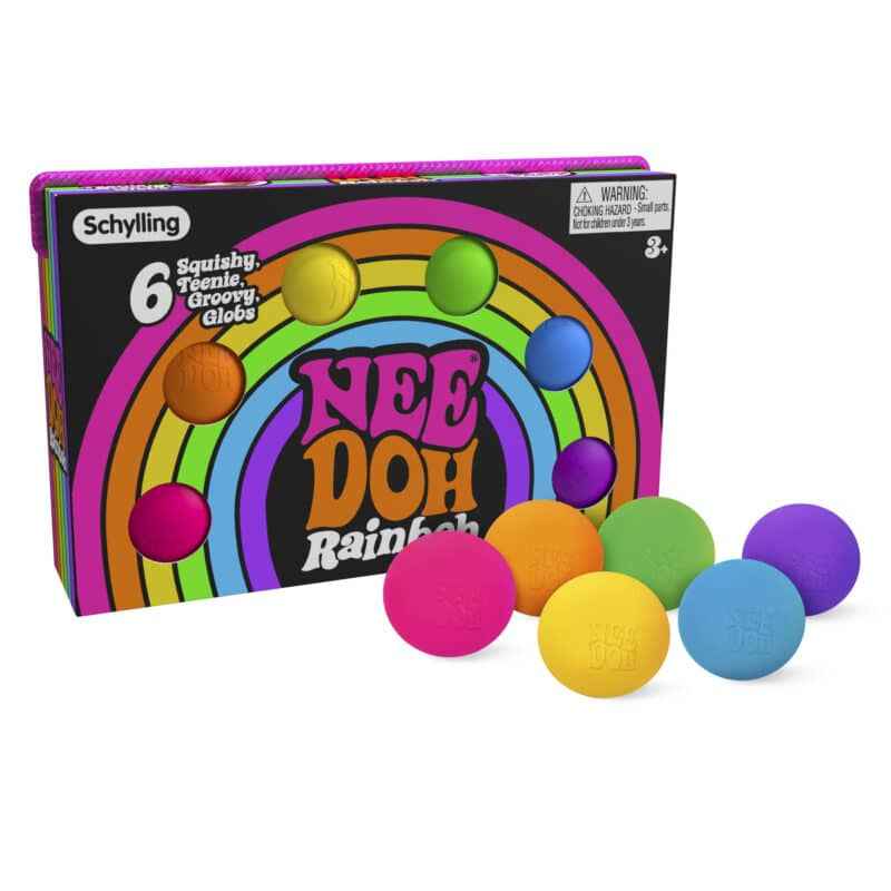 Sensorischer Knete - Rainbow Teenie Needoh 6 Stück - Tublu.de