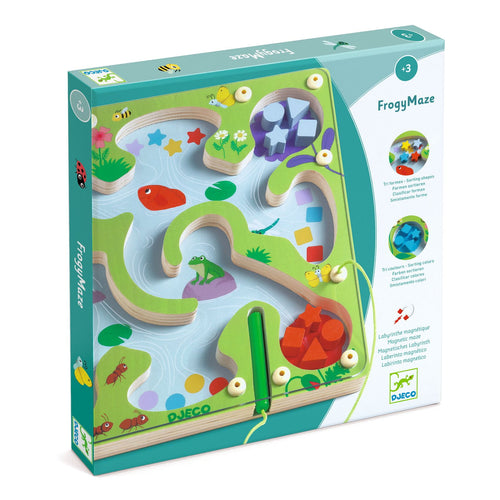 Magnetisches Holzlabyrinth – FrogyMaze - Tublu.de