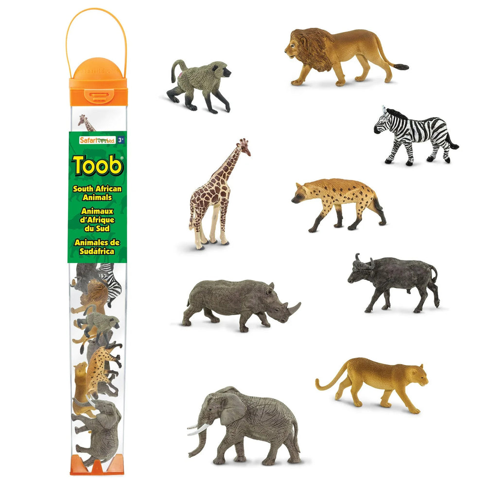 Figurenset in einer Tube TOOB – Tiere Südafrikas - Tublu.de