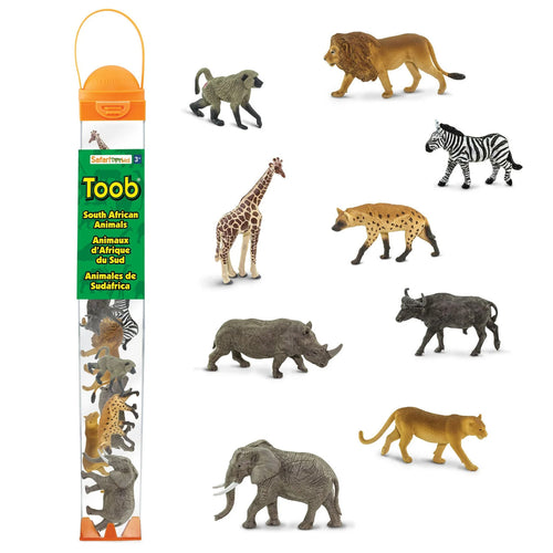 Figurenset in einer Tube TOOB – Tiere Südafrikas - Tublu.de