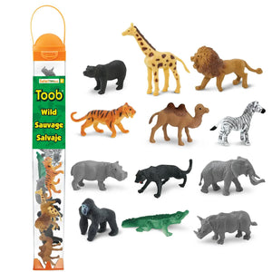Figurenset in einer Tube TOOB – Wilde Tiere - Tublu.de