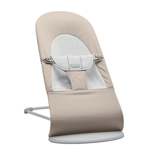 Dětské lehátko BALANCE SOFT WOVEN/JERSEY – Béžové/Šedé