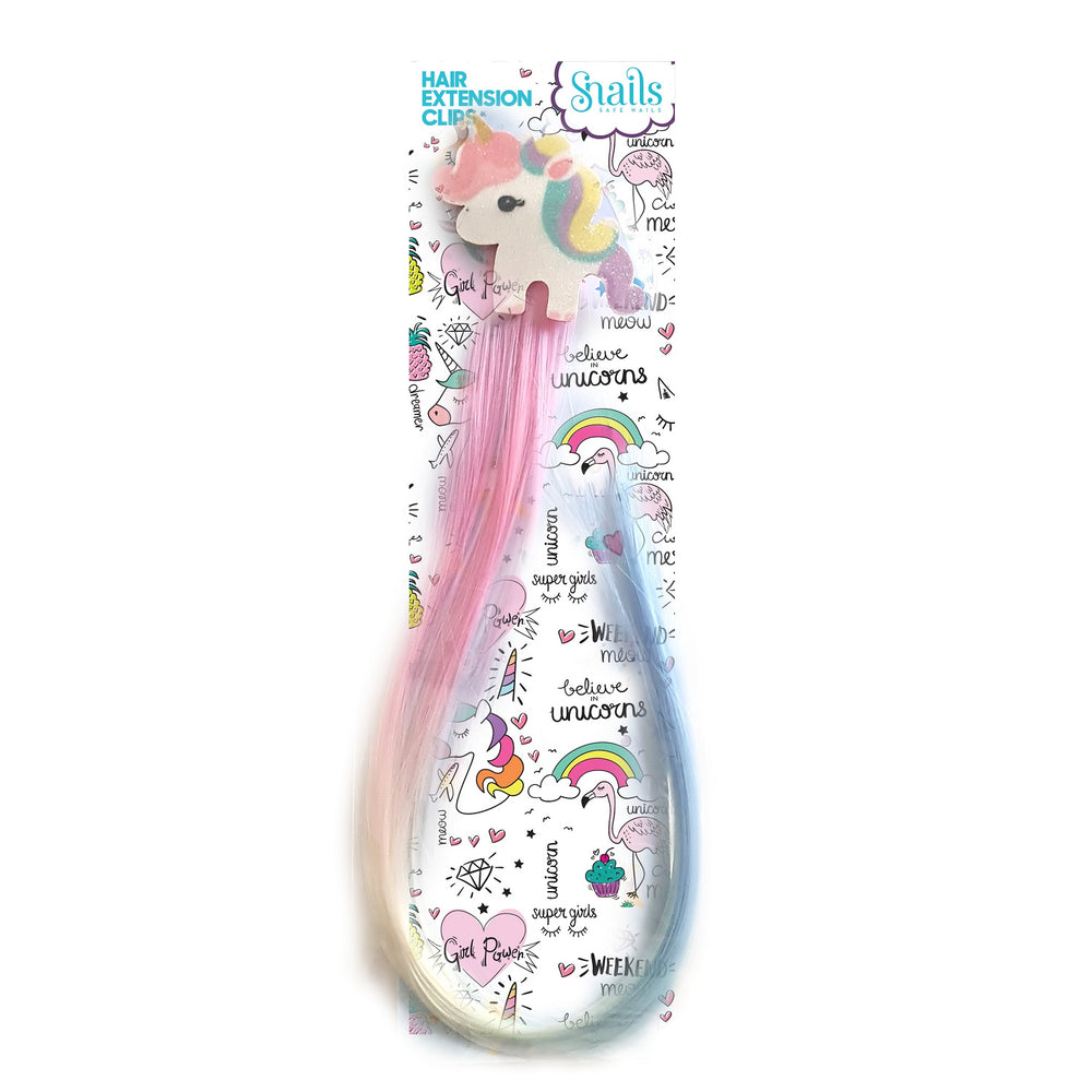 Sponka do vlasů s barevnými prameny – Ponycorn