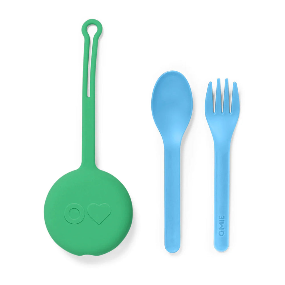Přívěsek – pouzdro s příborem OmiePod – Mint Green