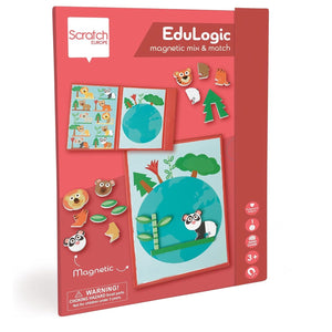 Magnetické puzzle tvary a barvy Edulogic – zvířata