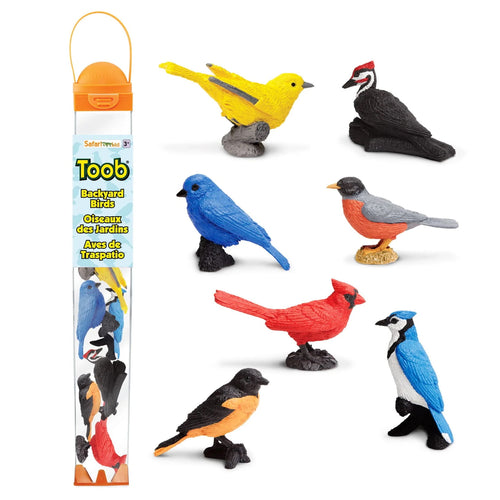 Figurenset in einer TOOB-Röhre – Gartenvögel - Tublu.de
