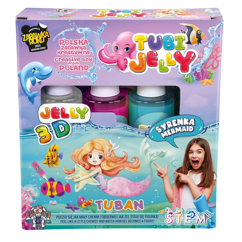Tubi Jelly sada 3 barvy – Mořská panna