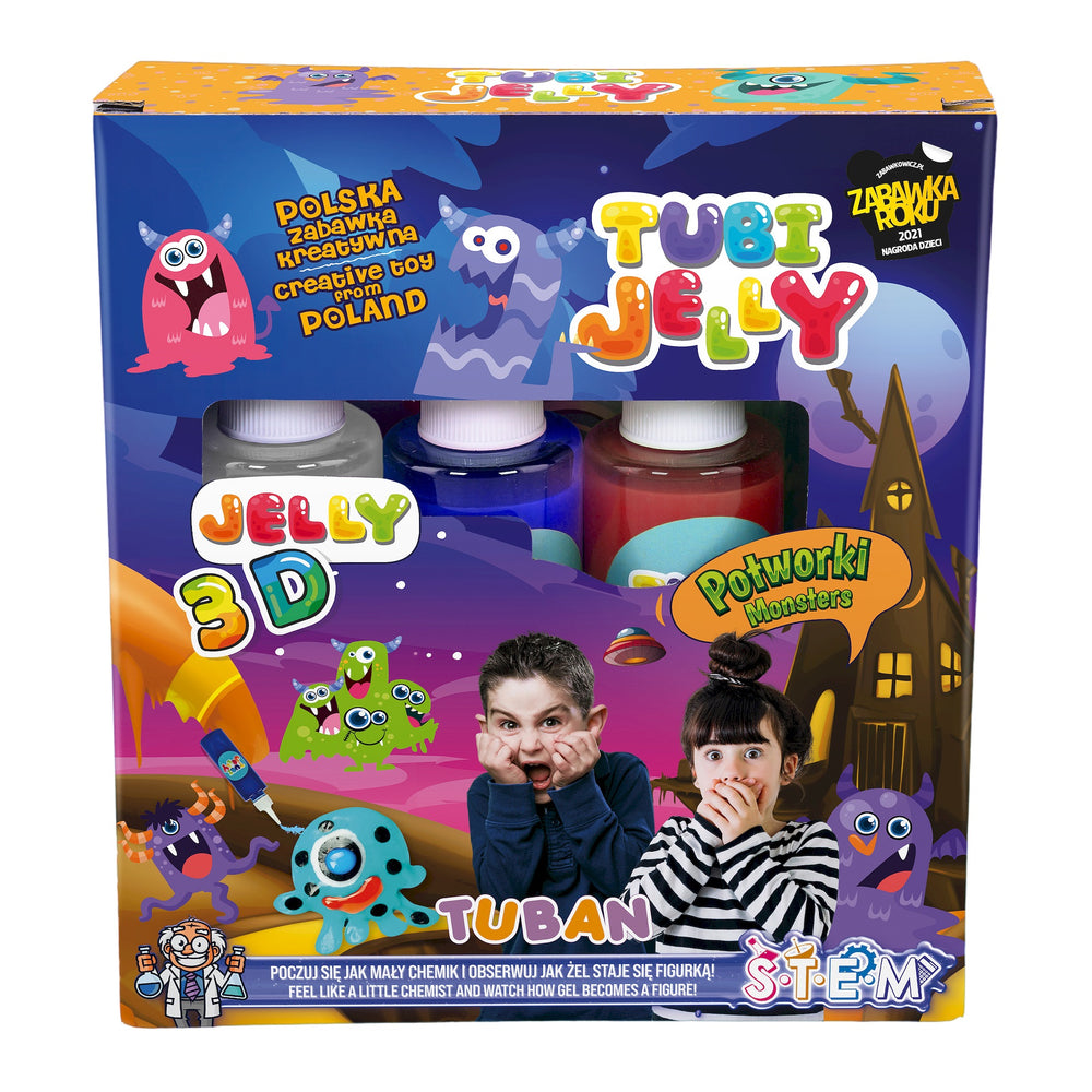 Tubi Jelly sada 3 barvy – Příšerky