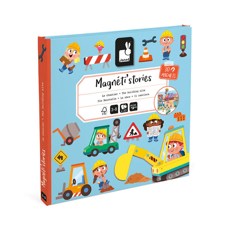 Magnetisches Puzzle Magneti'stories – Baustelle - Tublu.de