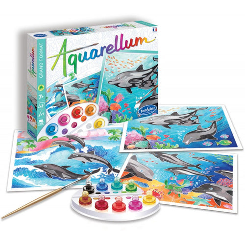 Malířská sada Aquarellum Grand Format – Delfíni