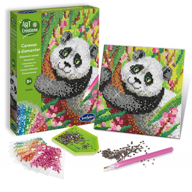 Kreativní sada s diamantovým obrázkem – Panda