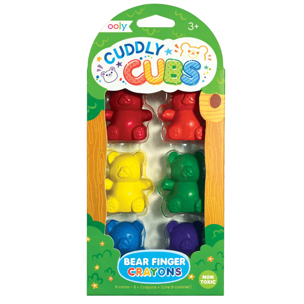 Prstové pastelky, motiv medvěda – Cuddly Cubs
