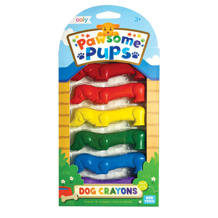 Malířské pastelky pro batolata, motiv psa – Pawsome Pups