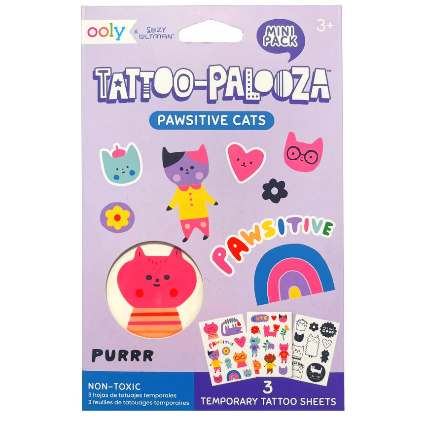 Smývatelné mini tetování – Kočky