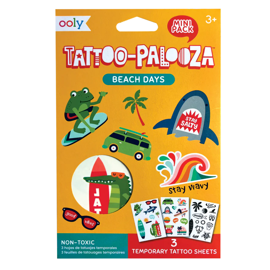 Smývatelné mini tetování – Pláž