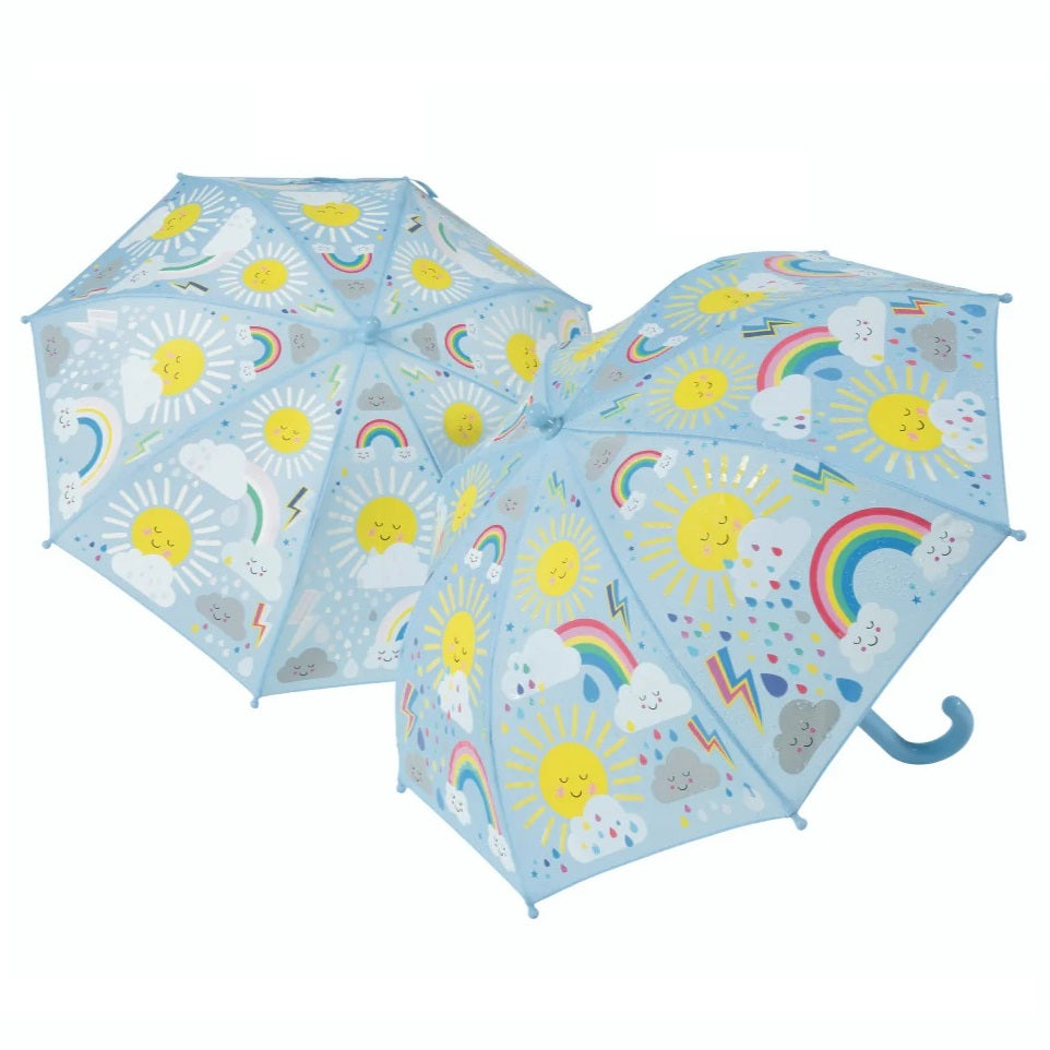 Magischer Farbwechsel-Regenschirm - Sonne und Wolken - Tublu.de