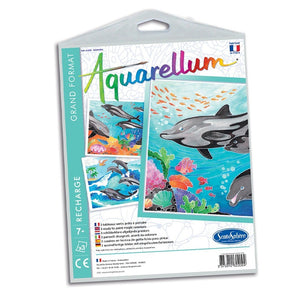 Tabulky Aquarellum – Delfíni