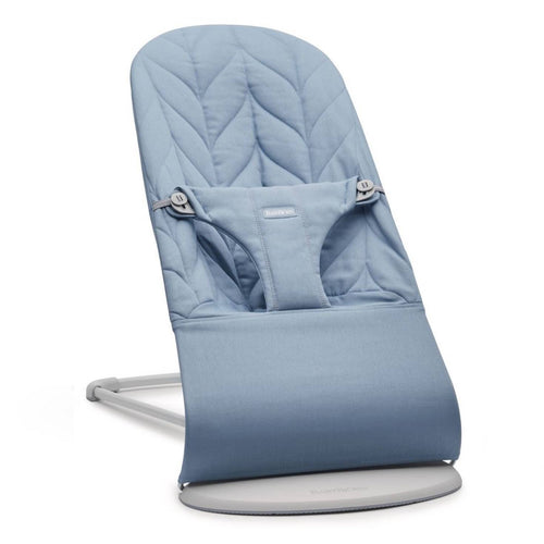 Dětské lehátko BLISS WOVEN Petal Quilt – Modré