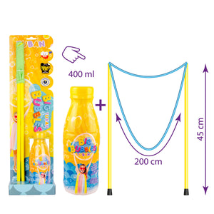 Šňůra na velké bubliny 45 cm + náplň 400 ml