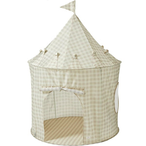 Hrací stan pro děti Recycled - Gingham Béžový