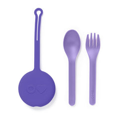 Přívěsek – pouzdro s příborem OmiePod – Lilac