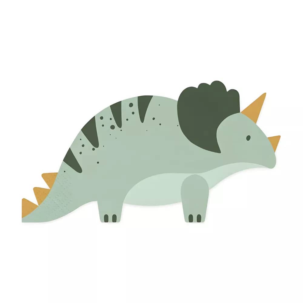 Papírové ubrousky – Triceratops, 12 kusů