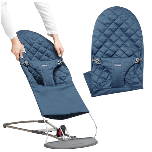 Náhradní látkový potah pro lehátko BLISS Woven Classic Quilt – Námořnická modř