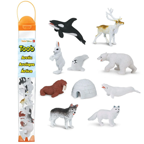 Figurenset in einer Tube TOOB – Tiere der Arktis - Tublu.de