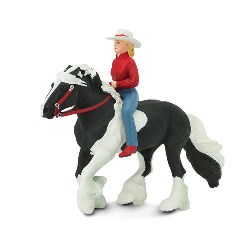 Figur - Audrey auf einem Pferd Streaming Light - Tublu.de