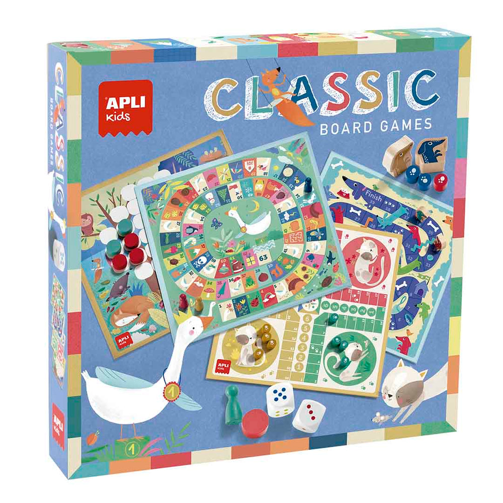 Set mit klassischen Brettspielen 4in1 - Tublu.de