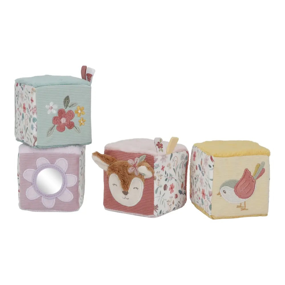 Měkké aktivní kostky – Fairy Garden, 4 kusy