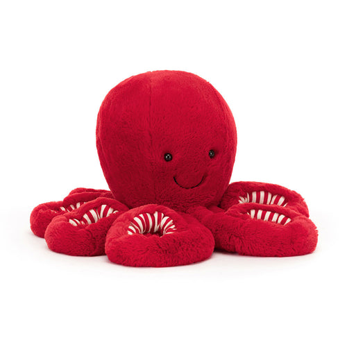 Plüsch-Oktopus – cranberry 27 cm - Tublu.de