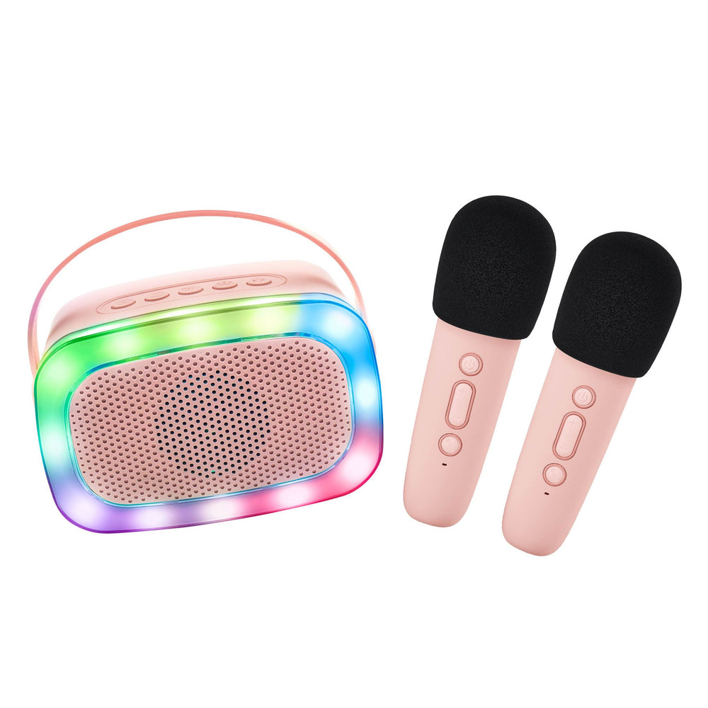 Párty karaoke se dvěma mikrofony – Růžové