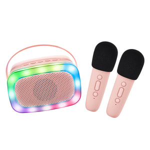 Párty karaoke se dvěma mikrofony – Růžové