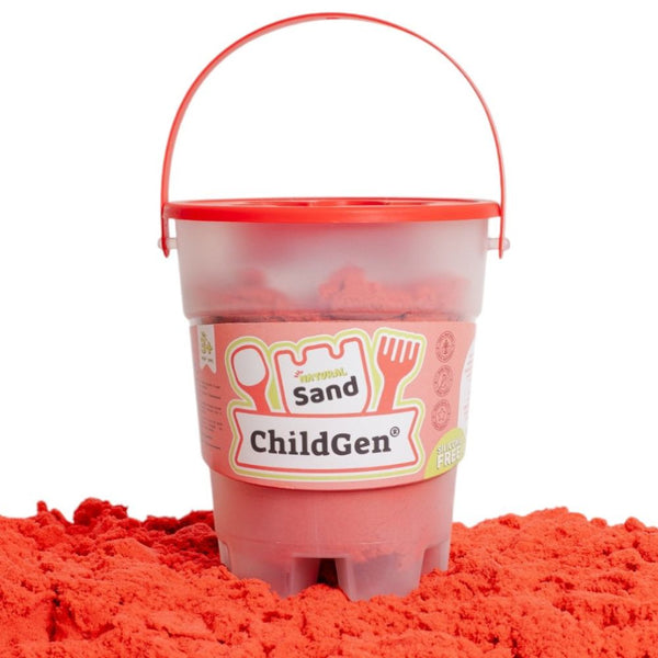 Kinetic Sand, 100% přírodní – Červený 500 g