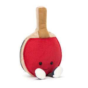 Plyšová pálka na stolní tenis 28 cm