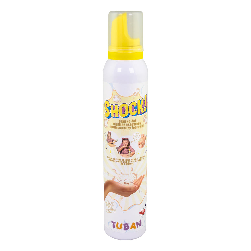 Multisenzorický pěnový gel SHOCK! – Vanilka 200 ml