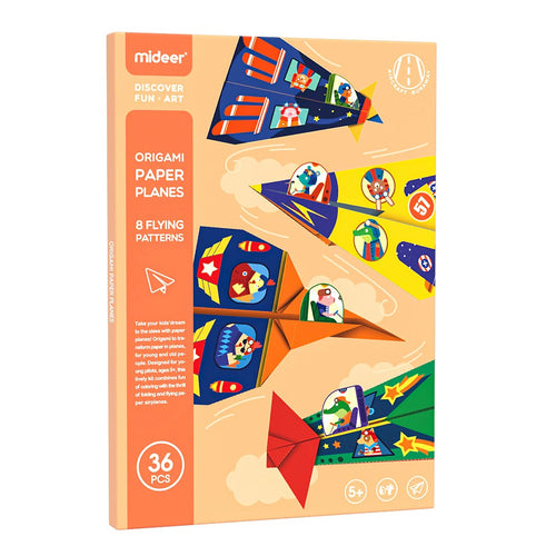 Origami mit Aufklebern – Papierflieger - Tublu.de