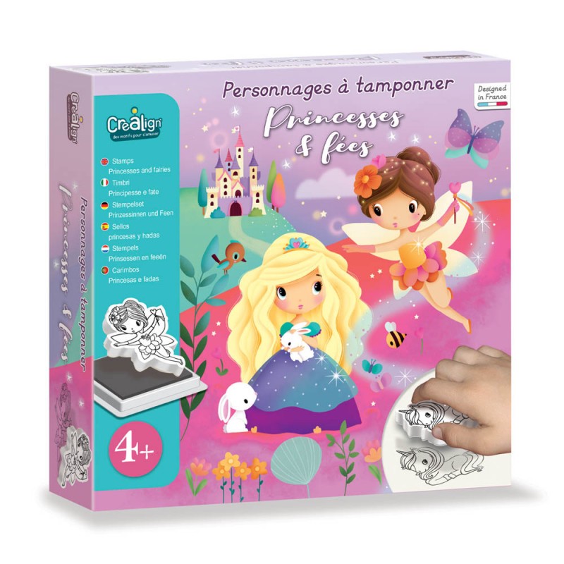 Pěnová razítka – víly a princezny
