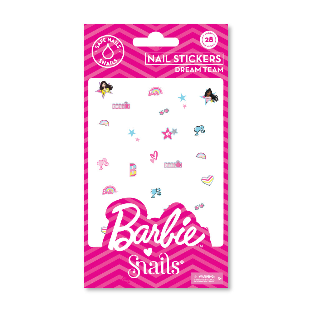 Dětské samolepky na nehty Barbie – Dream Team