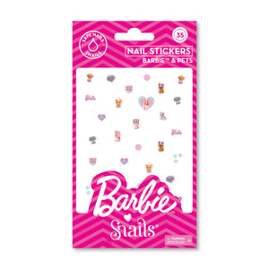 Dětské samolepky na nehty Barbie – Barbie & mazlíčci