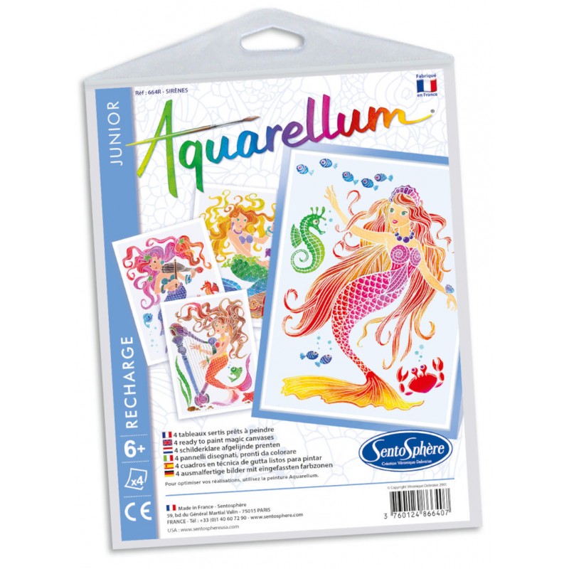 Aquarellum – omalovánky „Mořské panny“