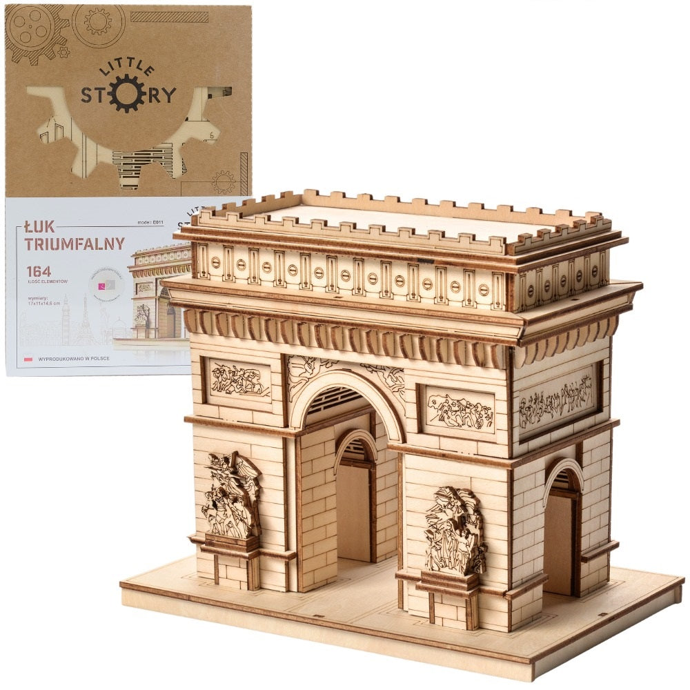 Dřevěné puzzle 3D model – Vítězný oblouk
