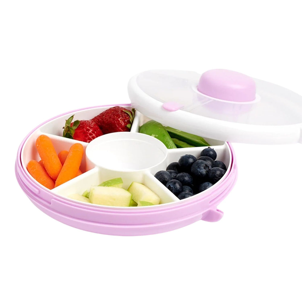 Svačinový box Snack Spinner – Taro Purple