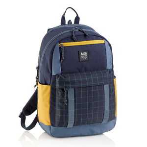 Tříkomorový školní batoh Amsterdam – Rider Black 28 l