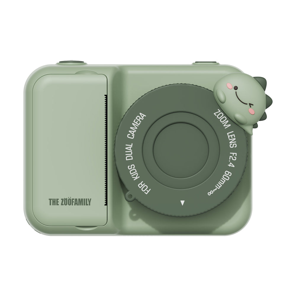 Digitalkamera mit Drucker für Kinder Zoo Print – Grüner Dinosaurier - Tublu.de