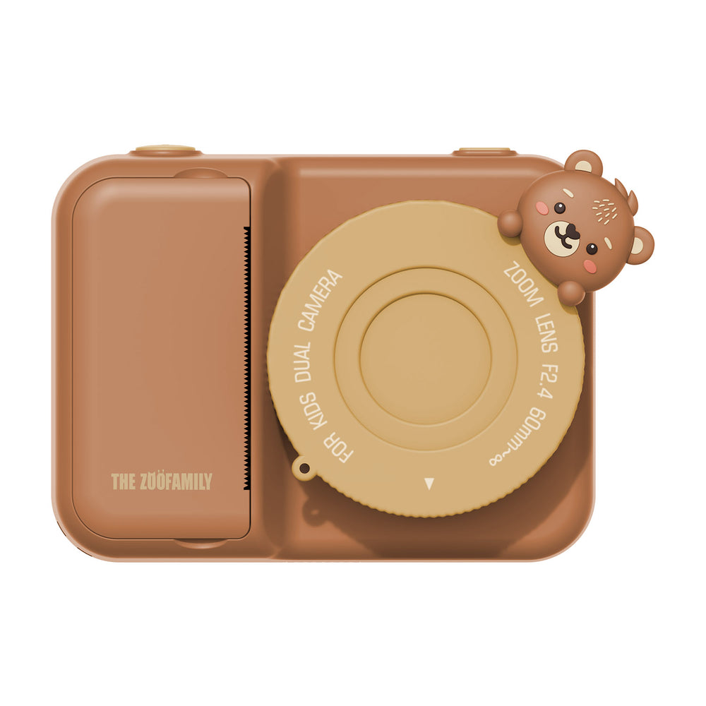 Digitalkamera mit Drucker für Kinder Zoo Print – Bär - Tublu.de