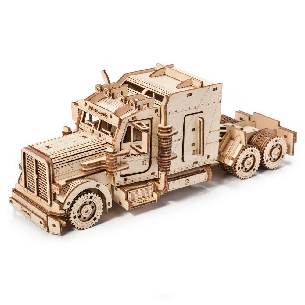 Dřevěné puzzle 3D model – Nákladní auto